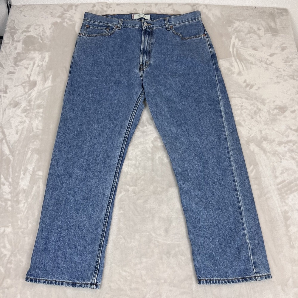 Vintage Levis 505 Jeans Mens 40x29 Blue Denim Straight Workwear Americana Y2K